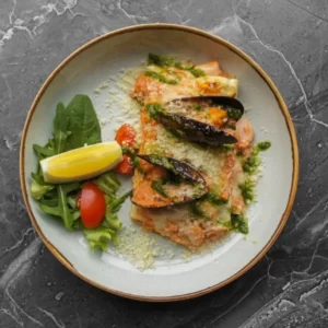 Лазанья с морепродуктами