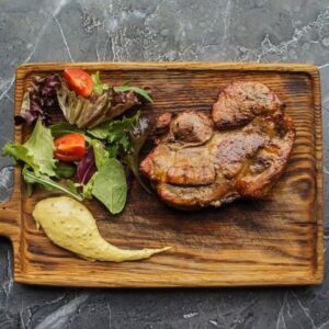 Свиная шея на гриле